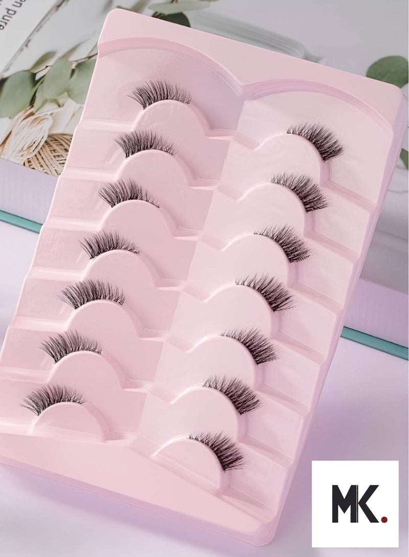 ام كي 7 أزواج من الرموش الصناعية بنصف العين - Image 1